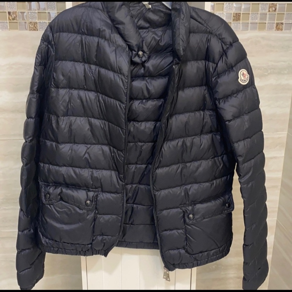 MONCLER Black Longue Saison Down Lans Jacket